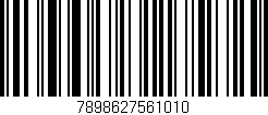 Código de barras (EAN, GTIN, SKU, ISBN): '7898627561010'