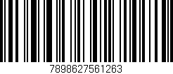 Código de barras (EAN, GTIN, SKU, ISBN): '7898627561263'
