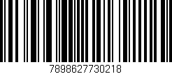 Código de barras (EAN, GTIN, SKU, ISBN): '7898627730218'