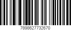 Código de barras (EAN, GTIN, SKU, ISBN): '7898627732670'