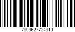 Código de barras (EAN, GTIN, SKU, ISBN): '7898627734810'
