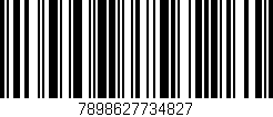Código de barras (EAN, GTIN, SKU, ISBN): '7898627734827'