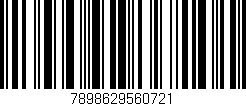 Código de barras (EAN, GTIN, SKU, ISBN): '7898629560721'