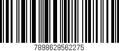 Código de barras (EAN, GTIN, SKU, ISBN): '7898629562275'