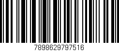 Código de barras (EAN, GTIN, SKU, ISBN): '7898629797516'