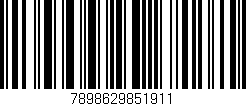 Código de barras (EAN, GTIN, SKU, ISBN): '7898629851911'