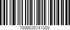 Código de barras (EAN, GTIN, SKU, ISBN): '7898630241008'