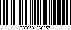 Código de barras (EAN, GTIN, SKU, ISBN): '7898631060356'