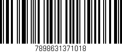 Código de barras (EAN, GTIN, SKU, ISBN): '7898631371018'