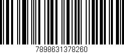 Código de barras (EAN, GTIN, SKU, ISBN): '7898631378260'