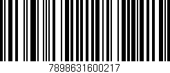 Código de barras (EAN, GTIN, SKU, ISBN): '7898631600217'