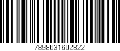 Código de barras (EAN, GTIN, SKU, ISBN): '7898631602822'