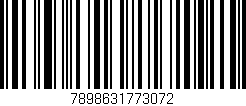 Código de barras (EAN, GTIN, SKU, ISBN): '7898631773072'