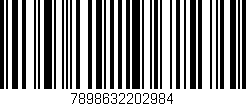 Código de barras (EAN, GTIN, SKU, ISBN): '7898632202984'