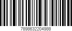 Código de barras (EAN, GTIN, SKU, ISBN): '7898632204988'