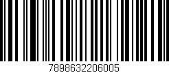 Código de barras (EAN, GTIN, SKU, ISBN): '7898632206005'
