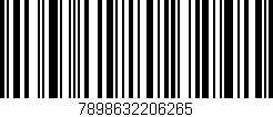 Código de barras (EAN, GTIN, SKU, ISBN): '7898632206265'