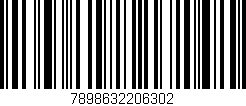 Código de barras (EAN, GTIN, SKU, ISBN): '7898632206302'