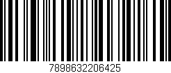 Código de barras (EAN, GTIN, SKU, ISBN): '7898632206425'