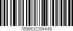 Código de barras (EAN, GTIN, SKU, ISBN): '7898632206449'
