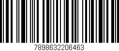 Código de barras (EAN, GTIN, SKU, ISBN): '7898632206463'