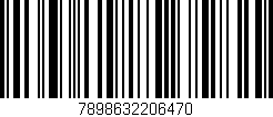 Código de barras (EAN, GTIN, SKU, ISBN): '7898632206470'