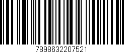 Código de barras (EAN, GTIN, SKU, ISBN): '7898632207521'
