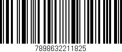 Código de barras (EAN, GTIN, SKU, ISBN): '7898632211825'