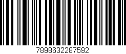Código de barras (EAN, GTIN, SKU, ISBN): '7898632287592'
