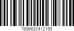 Código de barras (EAN, GTIN, SKU, ISBN): '7898632412185'