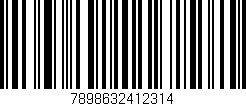 Código de barras (EAN, GTIN, SKU, ISBN): '7898632412314'