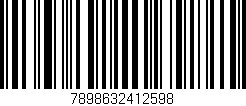 Código de barras (EAN, GTIN, SKU, ISBN): '7898632412598'