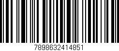 Código de barras (EAN, GTIN, SKU, ISBN): '7898632414851'