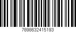 Código de barras (EAN, GTIN, SKU, ISBN): '7898632415193'