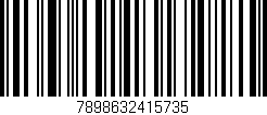 Código de barras (EAN, GTIN, SKU, ISBN): '7898632415735'