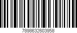 Código de barras (EAN, GTIN, SKU, ISBN): '7898632603958'