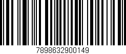 Código de barras (EAN, GTIN, SKU, ISBN): '7898632900149'