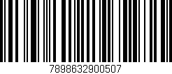 Código de barras (EAN, GTIN, SKU, ISBN): '7898632900507'