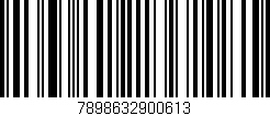 Código de barras (EAN, GTIN, SKU, ISBN): '7898632900613'