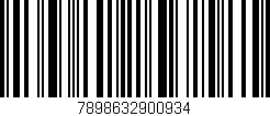 Código de barras (EAN, GTIN, SKU, ISBN): '7898632900934'