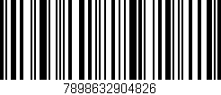 Código de barras (EAN, GTIN, SKU, ISBN): '7898632904826'