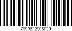 Código de barras (EAN, GTIN, SKU, ISBN): '7898632906820'