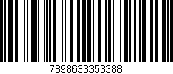 Código de barras (EAN, GTIN, SKU, ISBN): '7898633353388'