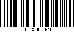 Código de barras (EAN, GTIN, SKU, ISBN): '7898633988610'