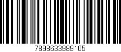 Código de barras (EAN, GTIN, SKU, ISBN): '7898633989105'