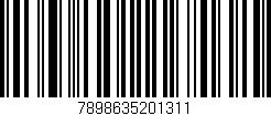 Código de barras (EAN, GTIN, SKU, ISBN): '7898635201311'