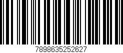 Código de barras (EAN, GTIN, SKU, ISBN): '7898635252627'