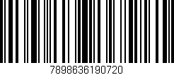 Código de barras (EAN, GTIN, SKU, ISBN): '7898636190720'