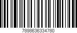 Código de barras (EAN, GTIN, SKU, ISBN): '7898636334780'