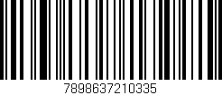 Código de barras (EAN, GTIN, SKU, ISBN): '7898637210335'